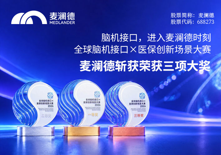 脑想事成 机联未来｜麦澜德获2026全球脑机接口×医保创新场景大赛三项奖项